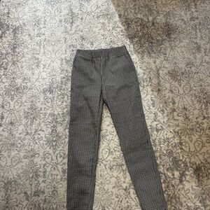 SHEIN Brown and Black Houndstooth Pants